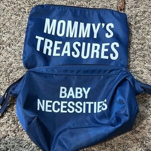 Mommy's Treasures Navy Baby Necessities Kids Accessory Pouch
